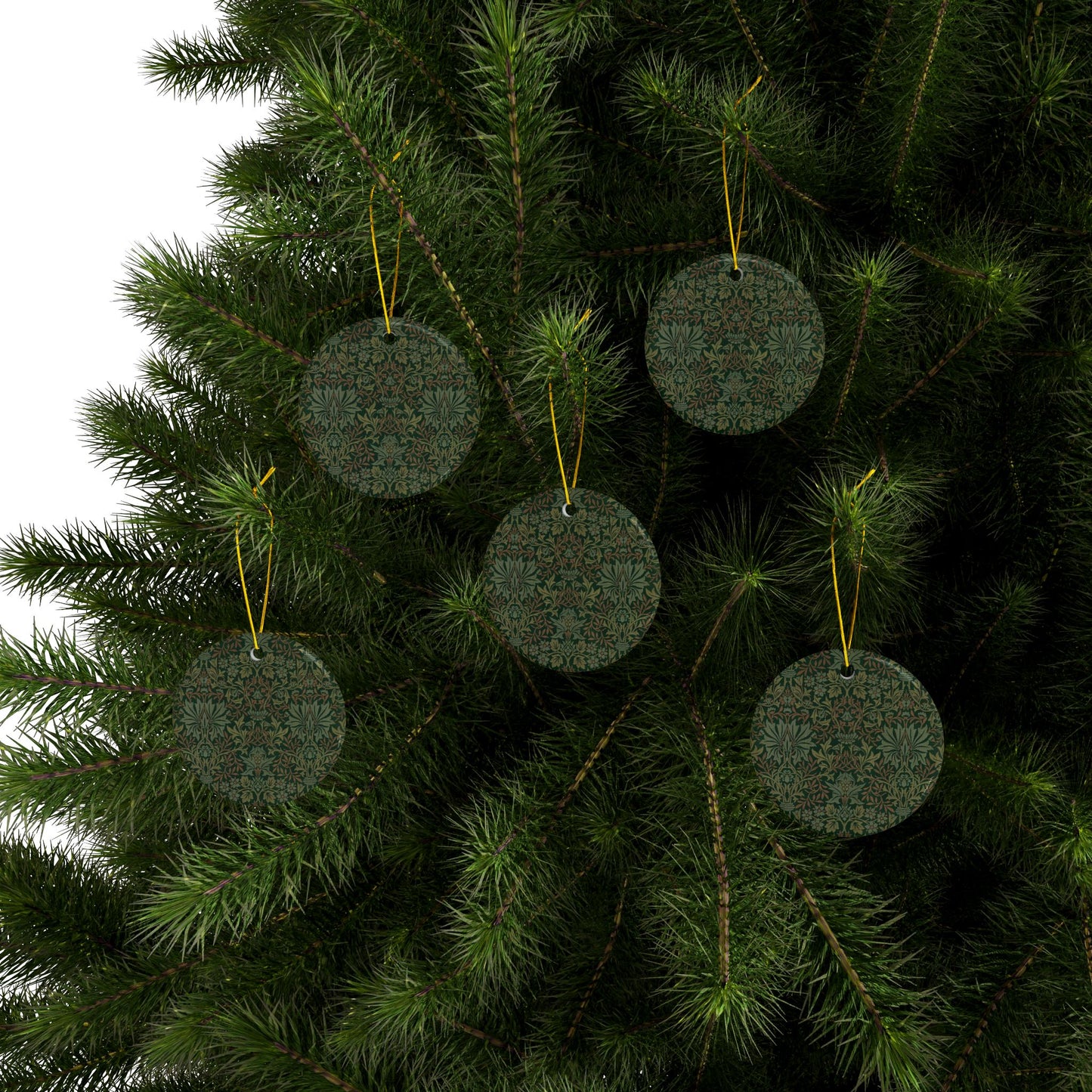 christmas-ornaments-william-morris-flower-garden-1-3-5-10-40