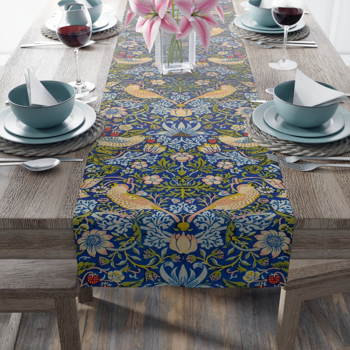william-morris-co-table-runner-strawberry-thief-collection-indigo-4