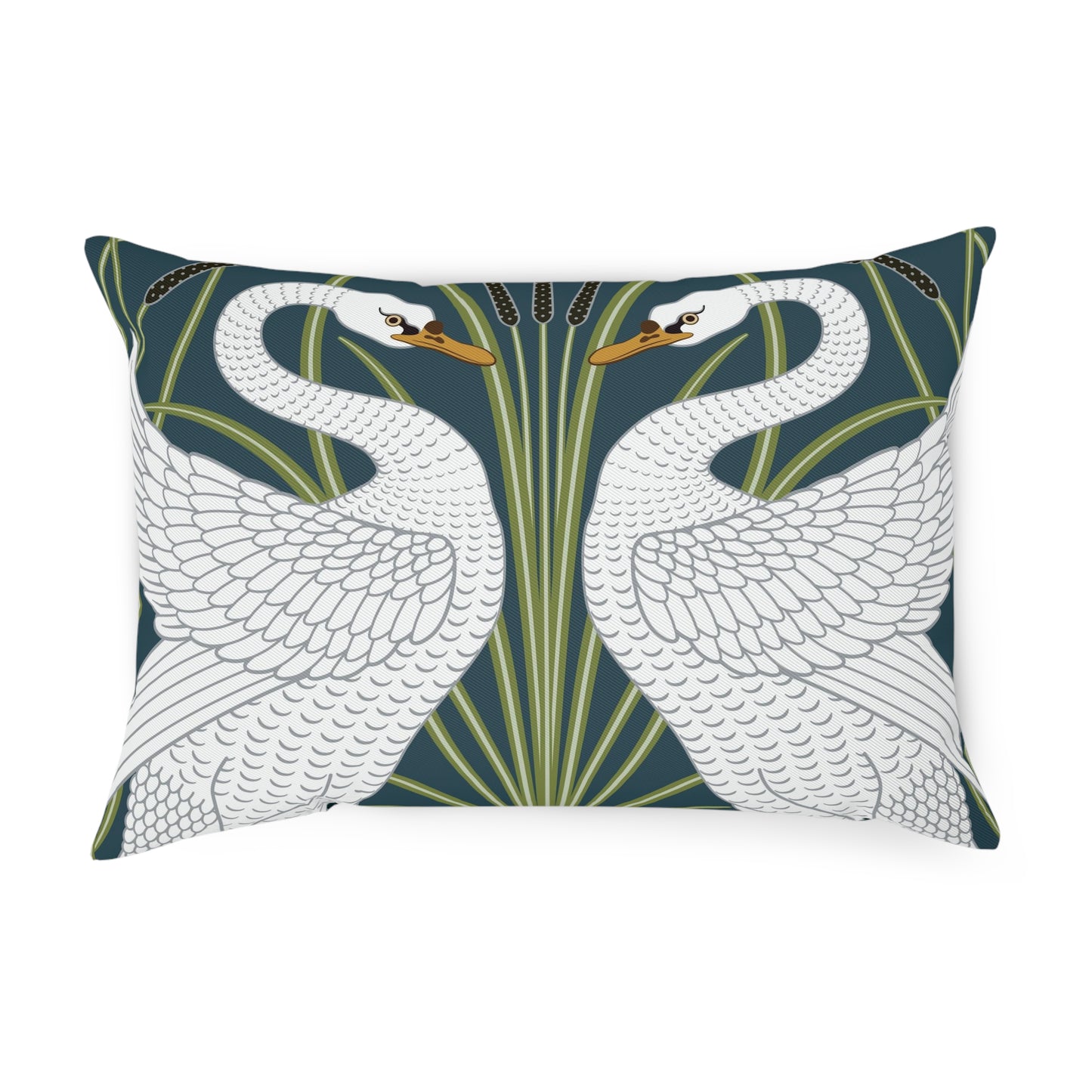 Cotton Drill Cushion inspired by William Morris -