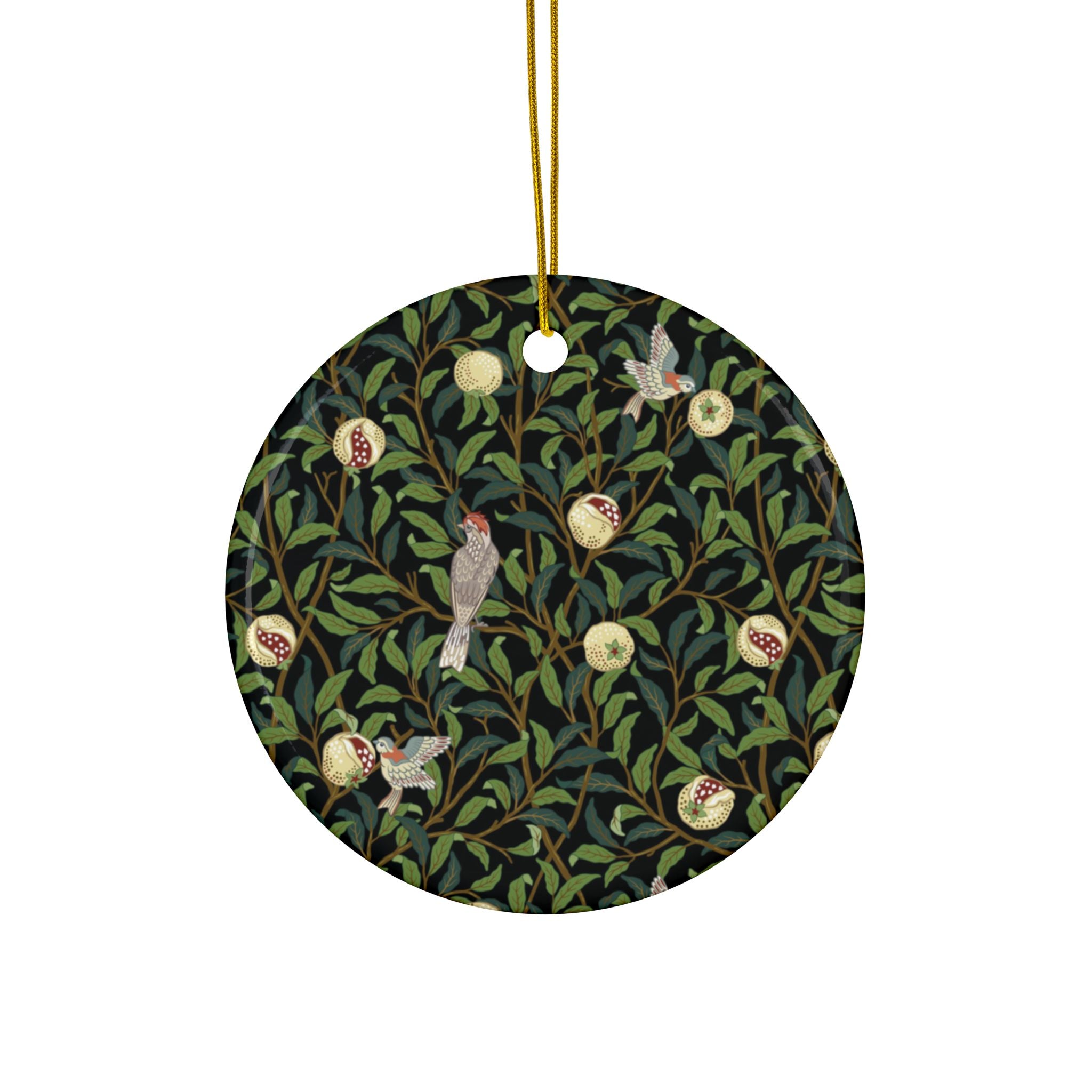 Christmas Ornaments William Morris - Bird & Pomegranate - 1, 3, 5