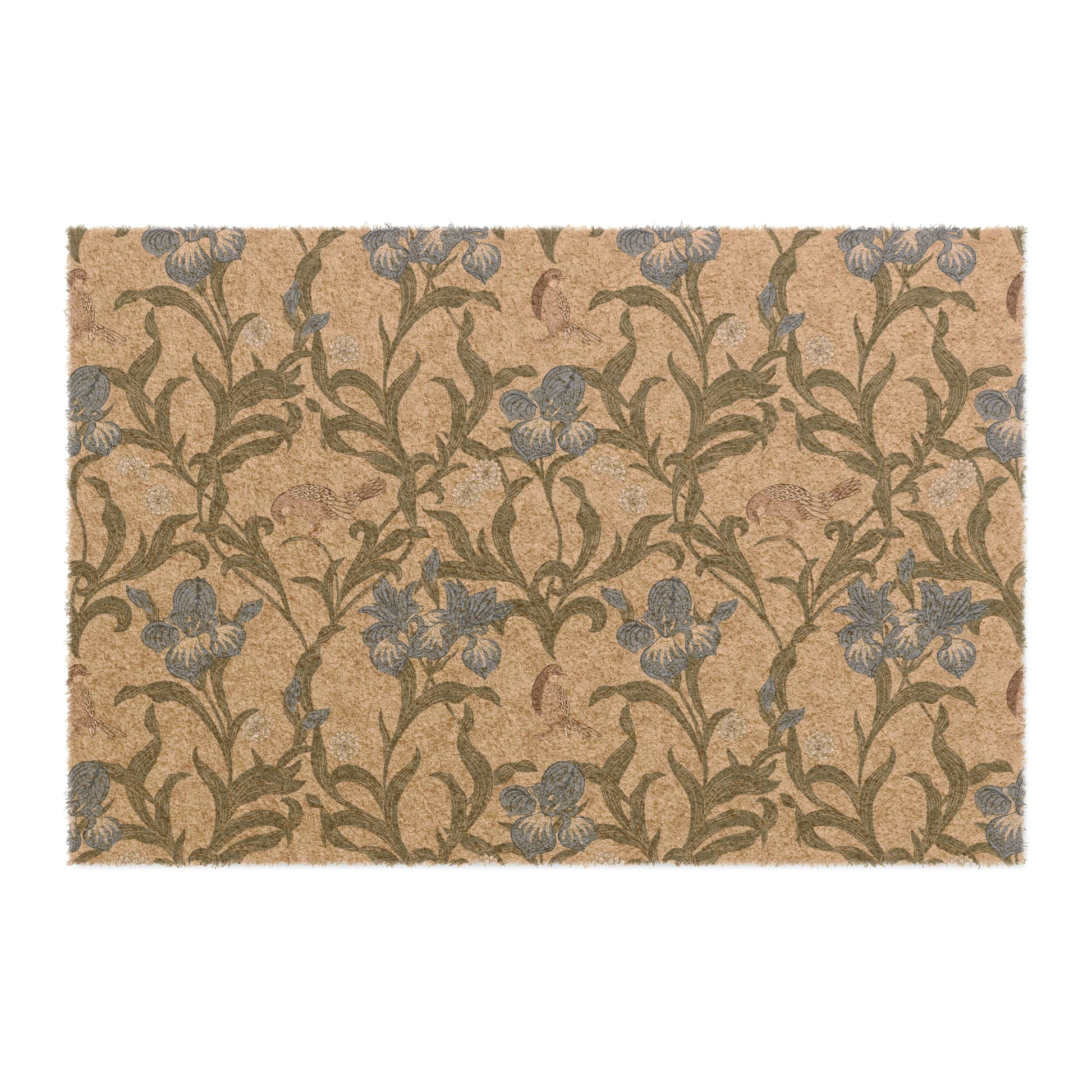 william-morris-co-coconut-coir-doormat-blue-iris-collection-1