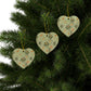 Ceramic Christmas Ornaments inspired by William Morris - Grafton Collection - Double Sided Print: 1pc, 3pcs, 5pcs, 10pcs