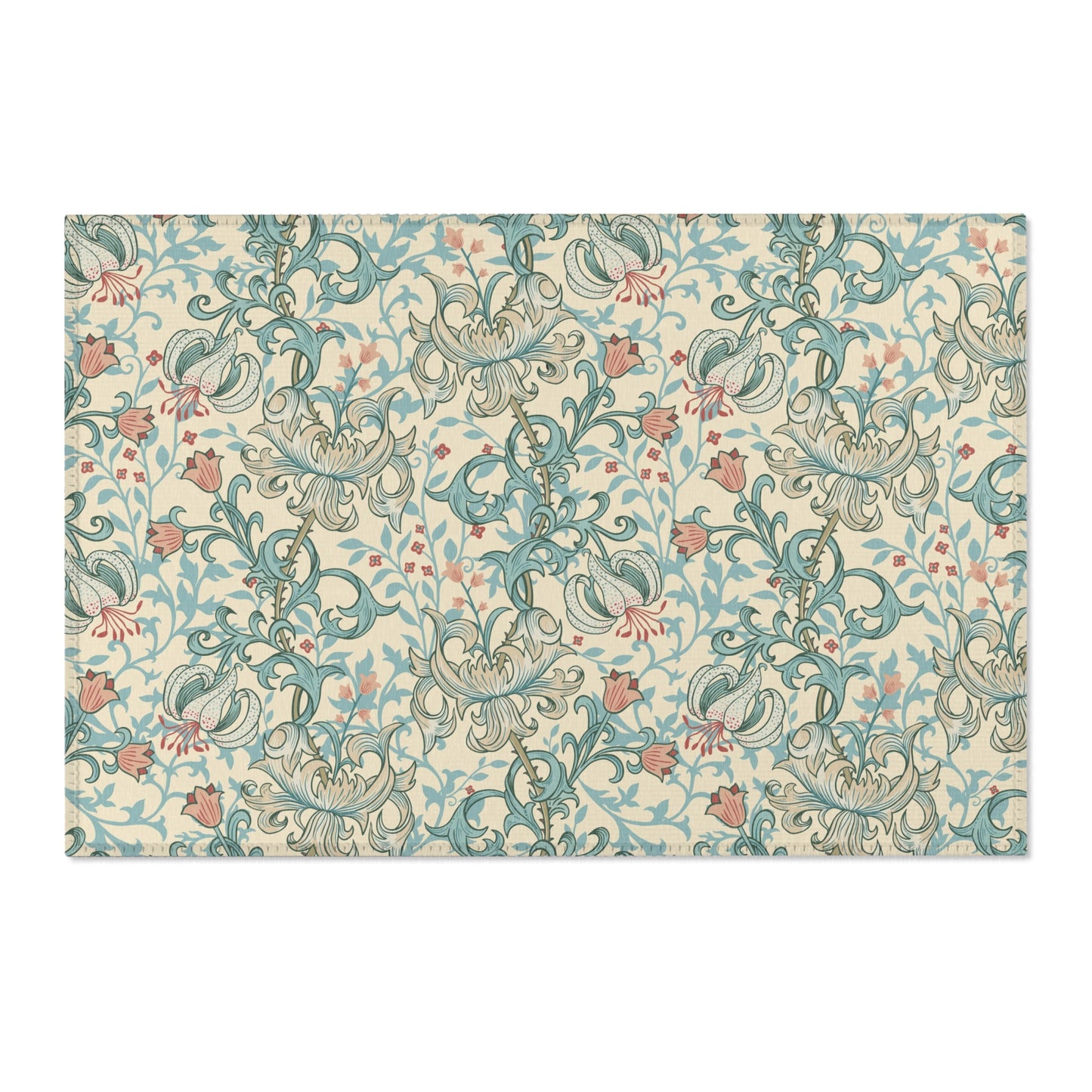 Area Rugs inspired by William Morris - Golden Lily Collection (Mineral)