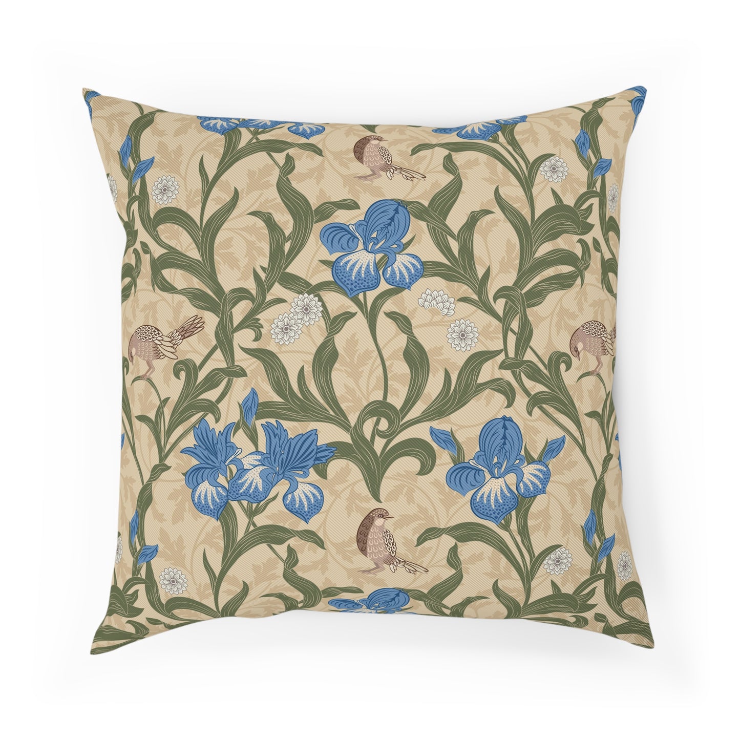 cotton-drill-cushion-inspired-by-william-morris-blue-iris-collection-1