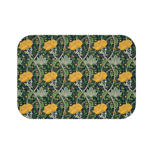 bath-mat-william-morris-chrysanthemum-yellow-1