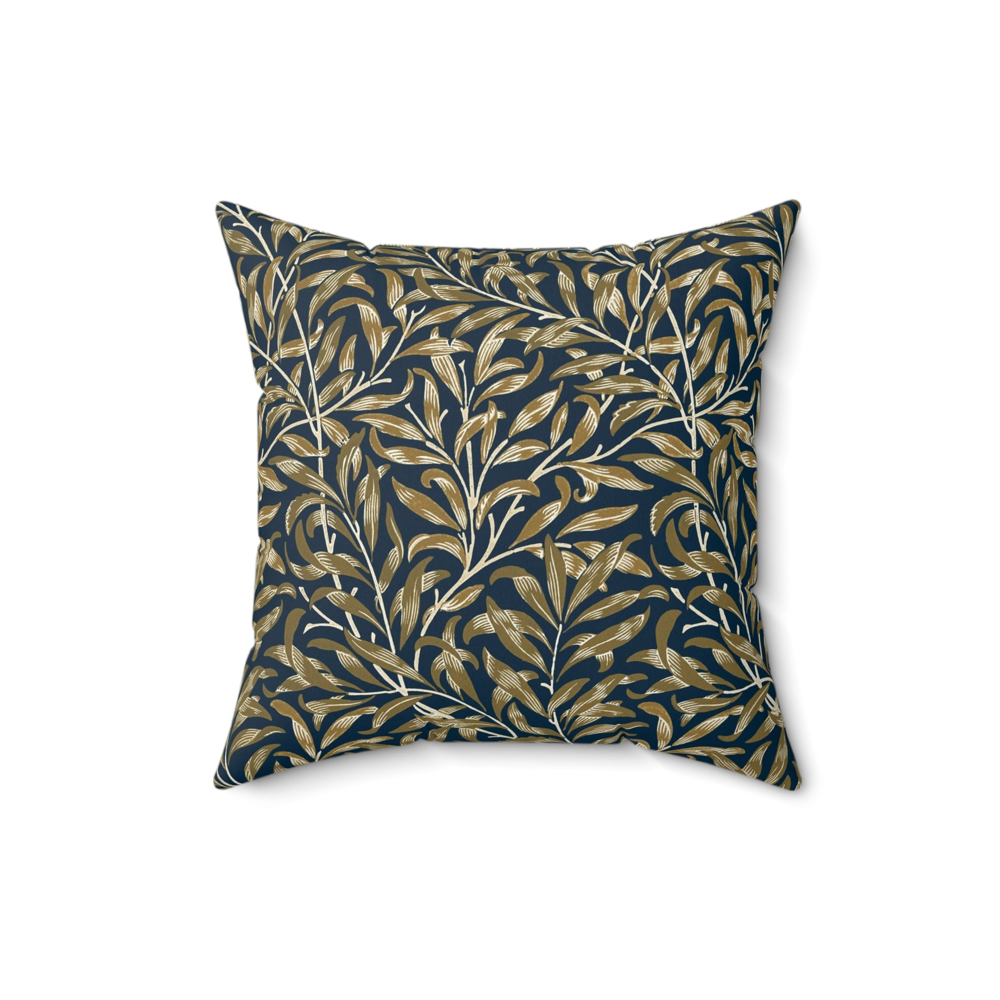 william-morris-co-faux-suede-cushion-willow-bough-collection-black-3