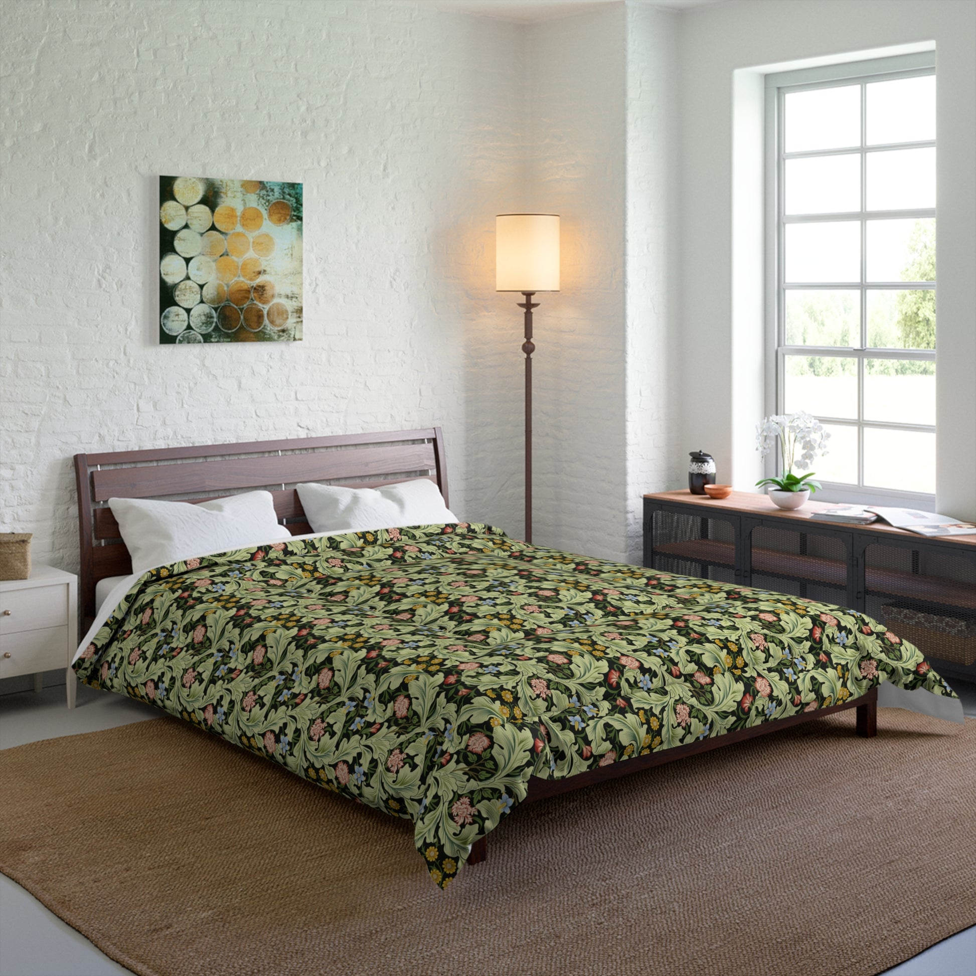 william-morris-co-comforter-leicester-collection-green-1