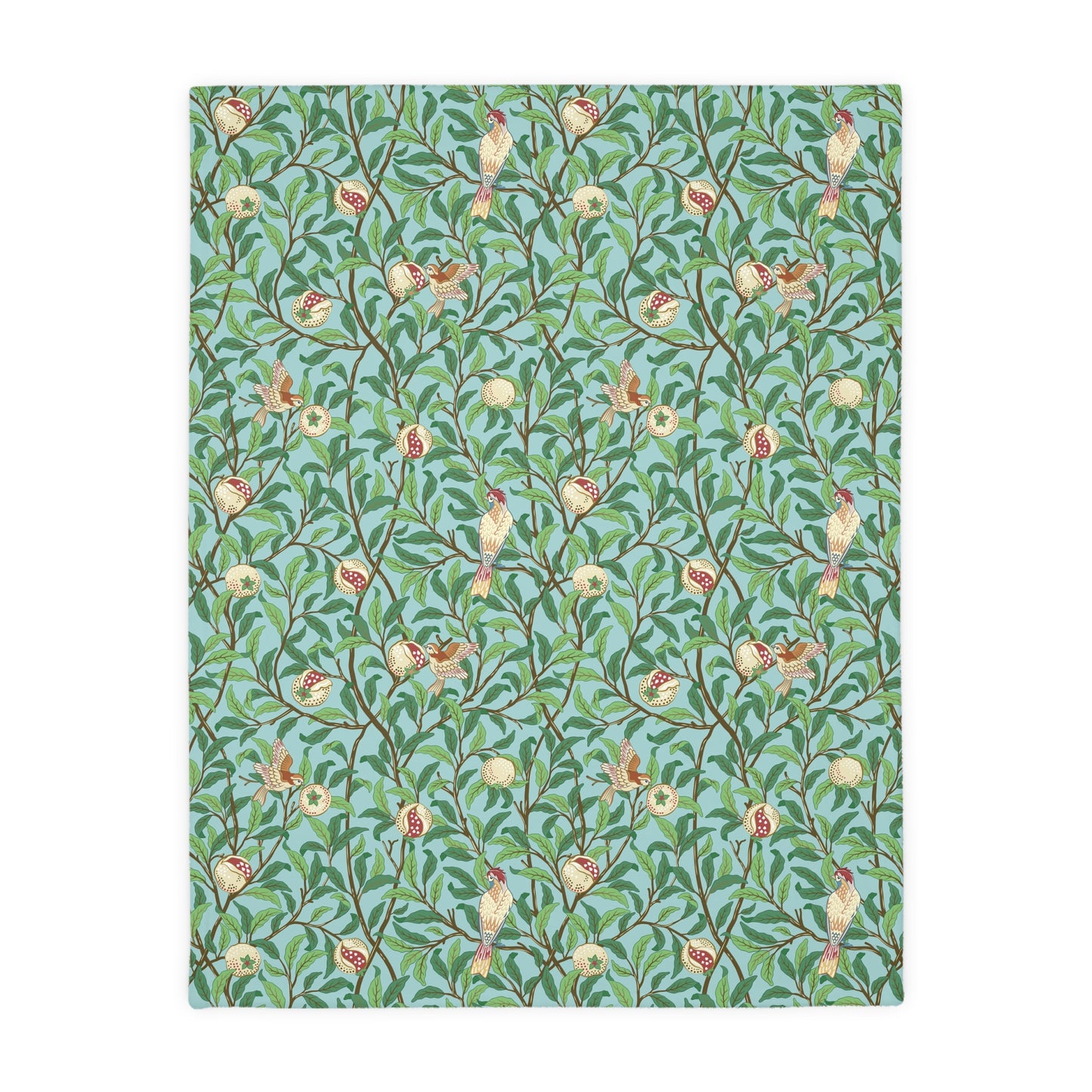 william-morris-co-luxury-velveteen-minky-blanket-two-sided-print-bird-and-pomegranate-collection-tiffany-blue-onyx-6