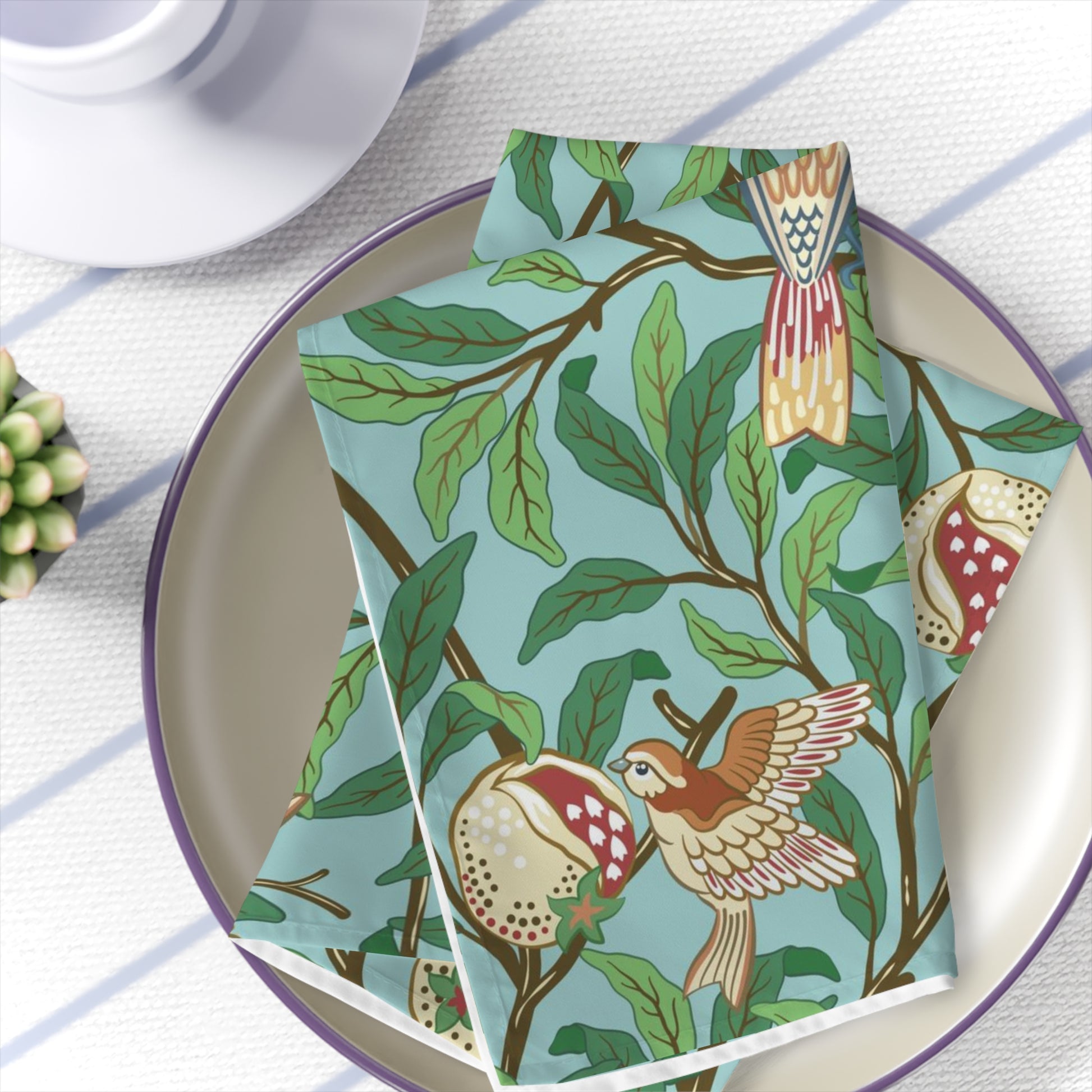 william-morris-co-table-napkins-bird-and-pomegranate-collection-tiffany-blue-4