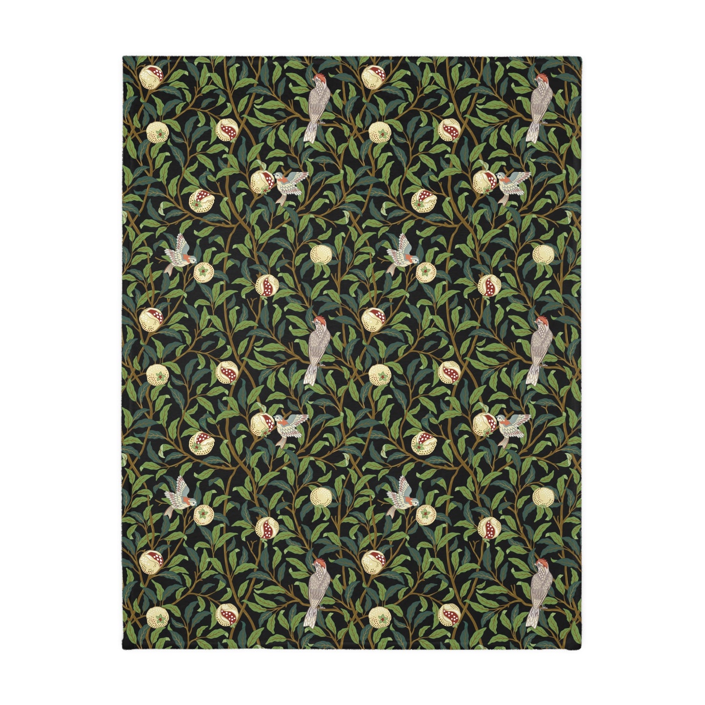 william-morris-co-luxury-velveteen-minky-blanket-two-sided-print-bird-and-pomegranate-collection-tiffany-blue-onyx-7