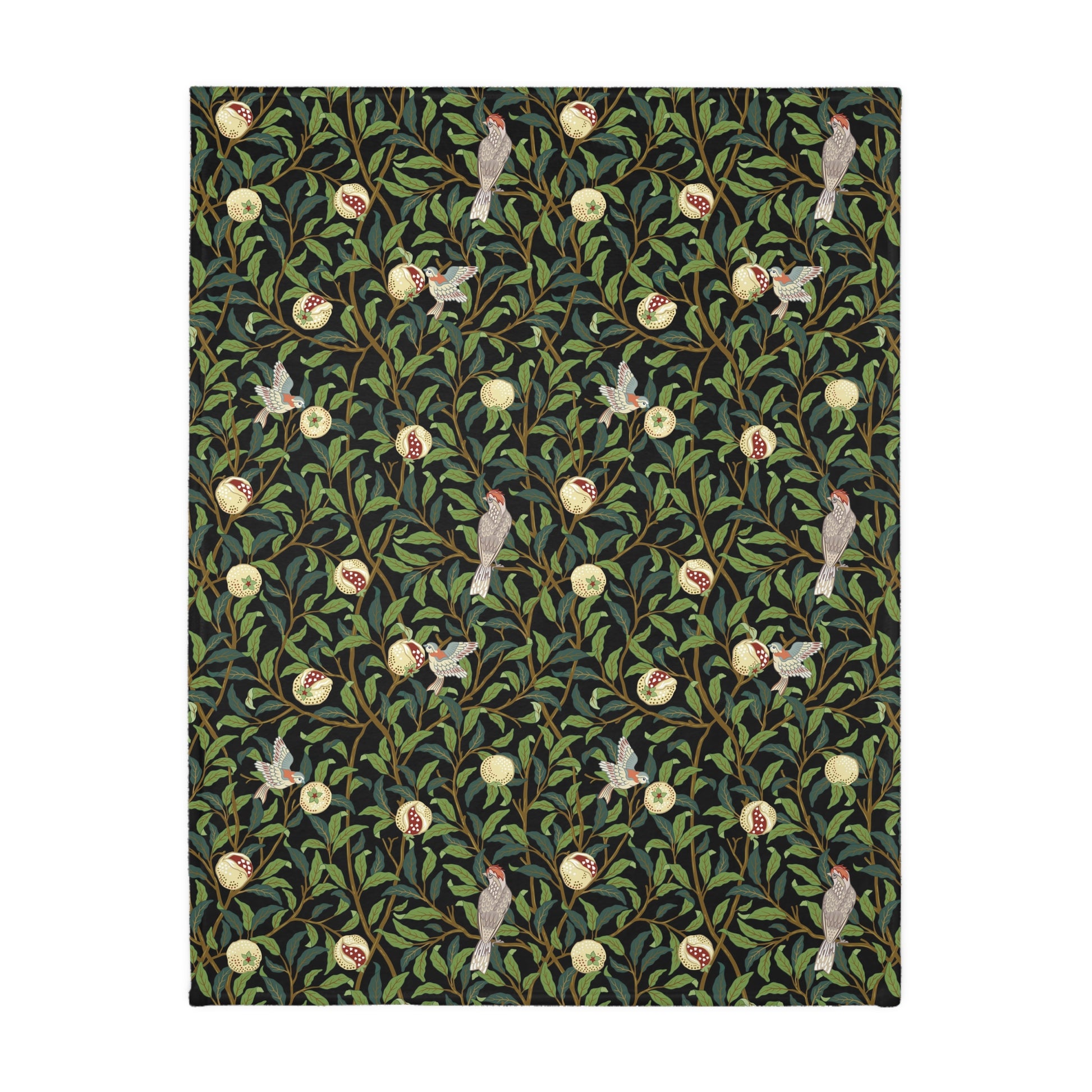 william-morris-co-luxury-velveteen-minky-blanket-two-sided-print-bird-and-pomegranate-collection-tiffany-blue-onyx-7