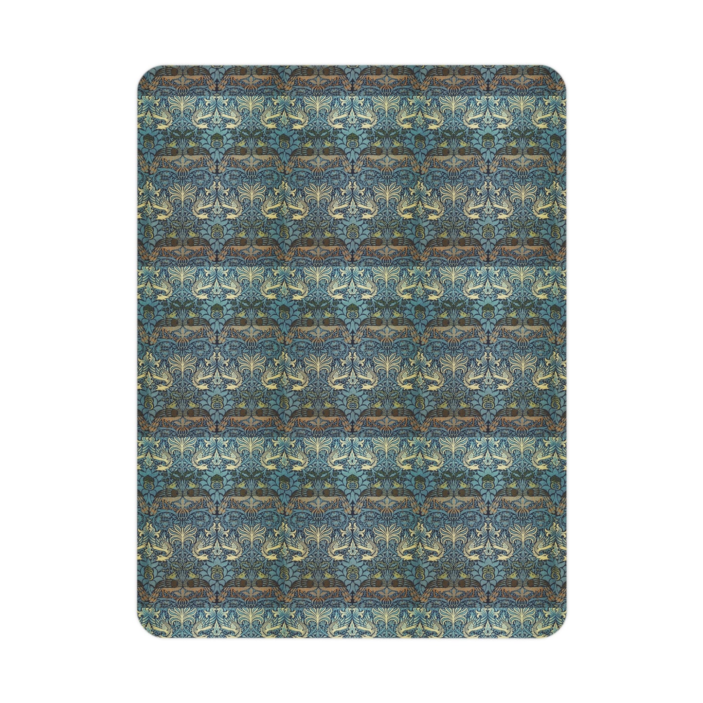 toddler-blanket-by-william-morris-peacock-dragon-collection-3