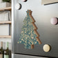 Wooden Christmas Ornaments inspired by William Morris - Melsetter Collection (Evergreen Teal)