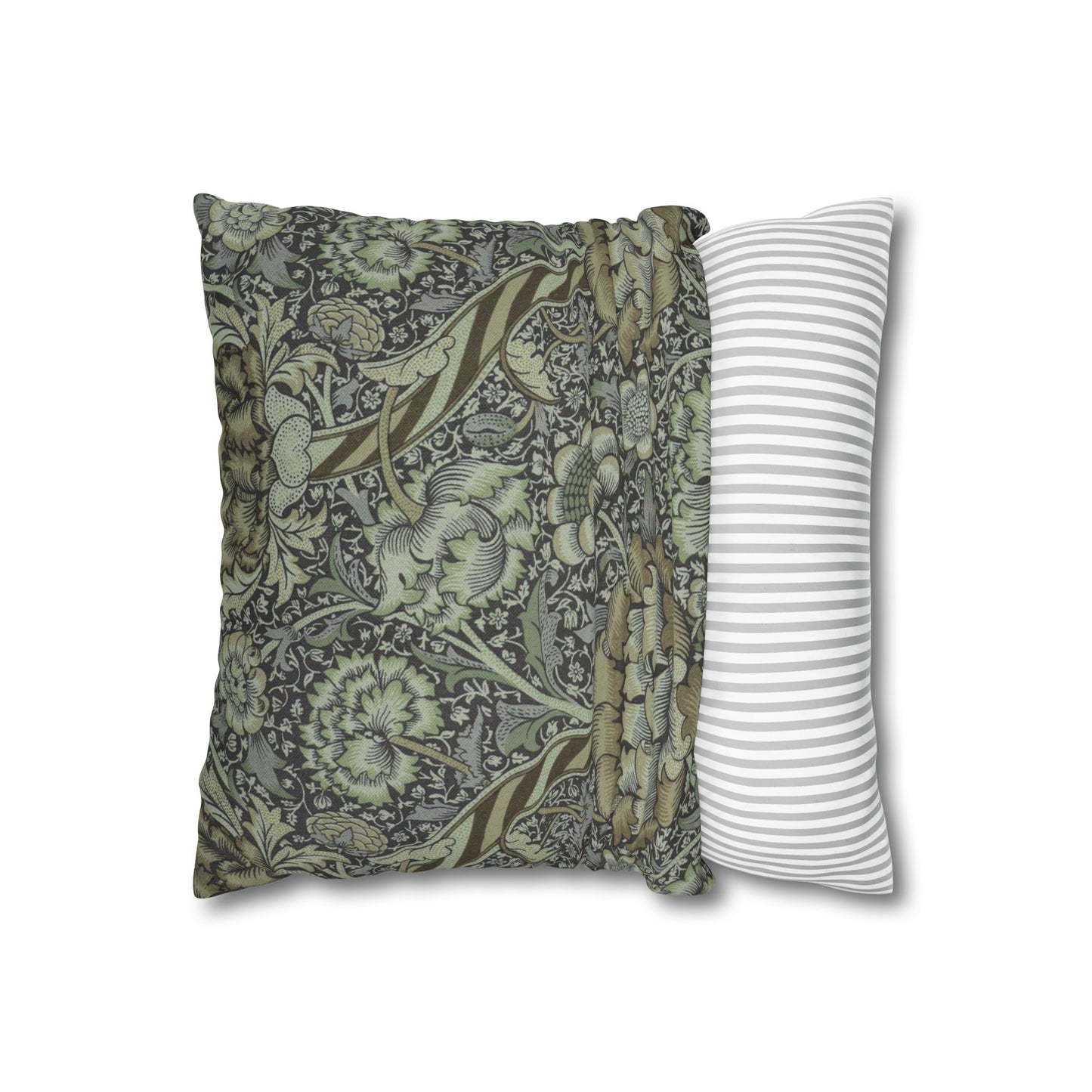 Cushion Cover inspired by William Morris - Wandle Collection (Grey)