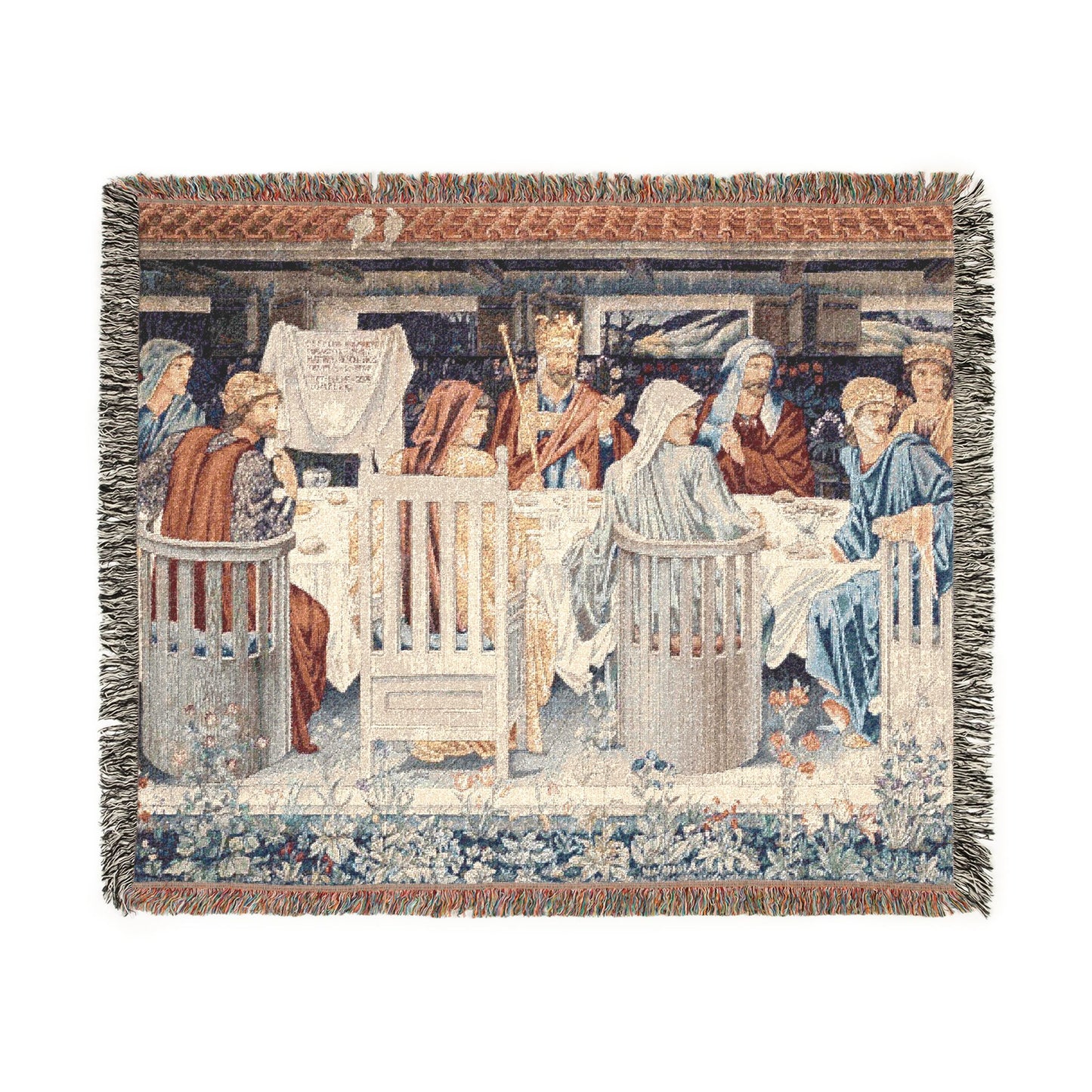 Vintage Woven Blanket - Tapestry Art for Cozy Living Spaces