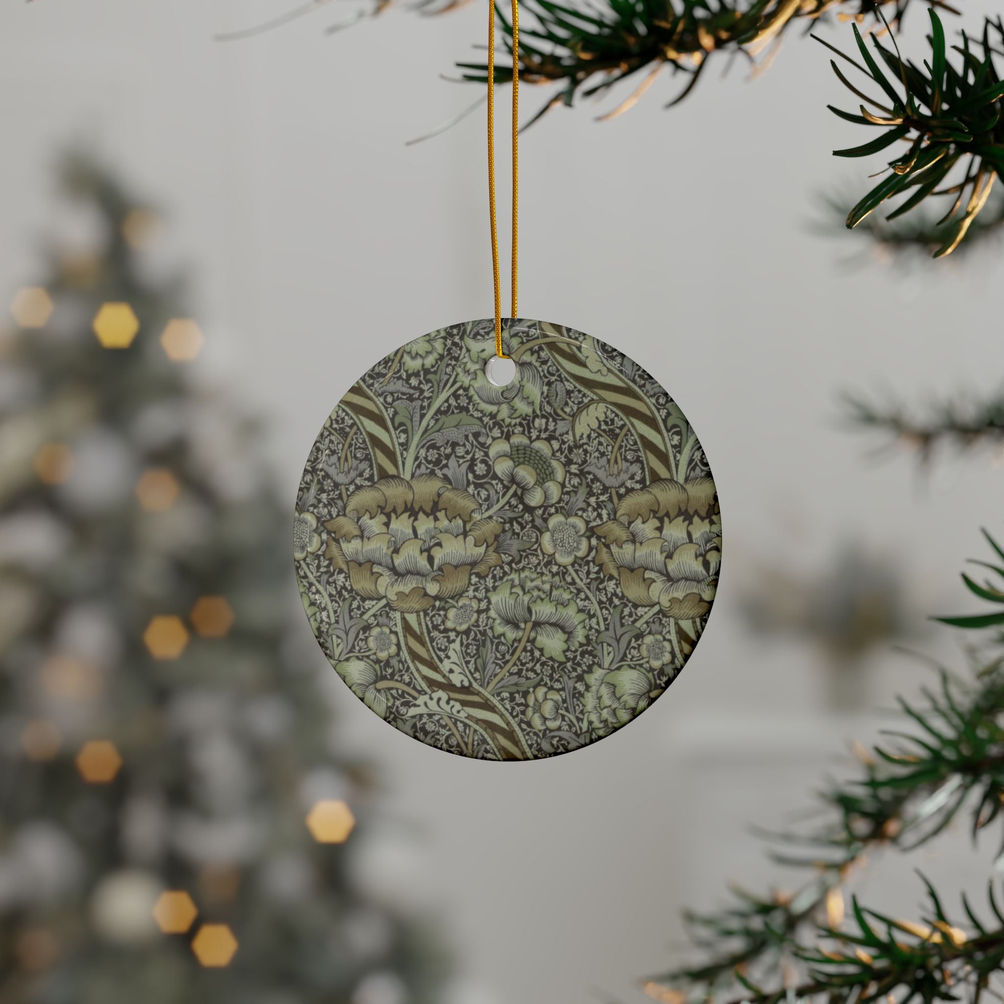 The World of Ornament　William Morris Christmas Ornaments William Morris - Acanthus (Green) - 1, 3