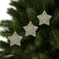 Ceramic Christmas Ornaments inspired by William Morris - Windrush Collection (Brook) - Double Sided Print: 1pc, 3pcs, 5pcs, 10pcs