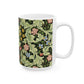 Ceramic Mug inspired by William Morris - Leicester Collection (Green)