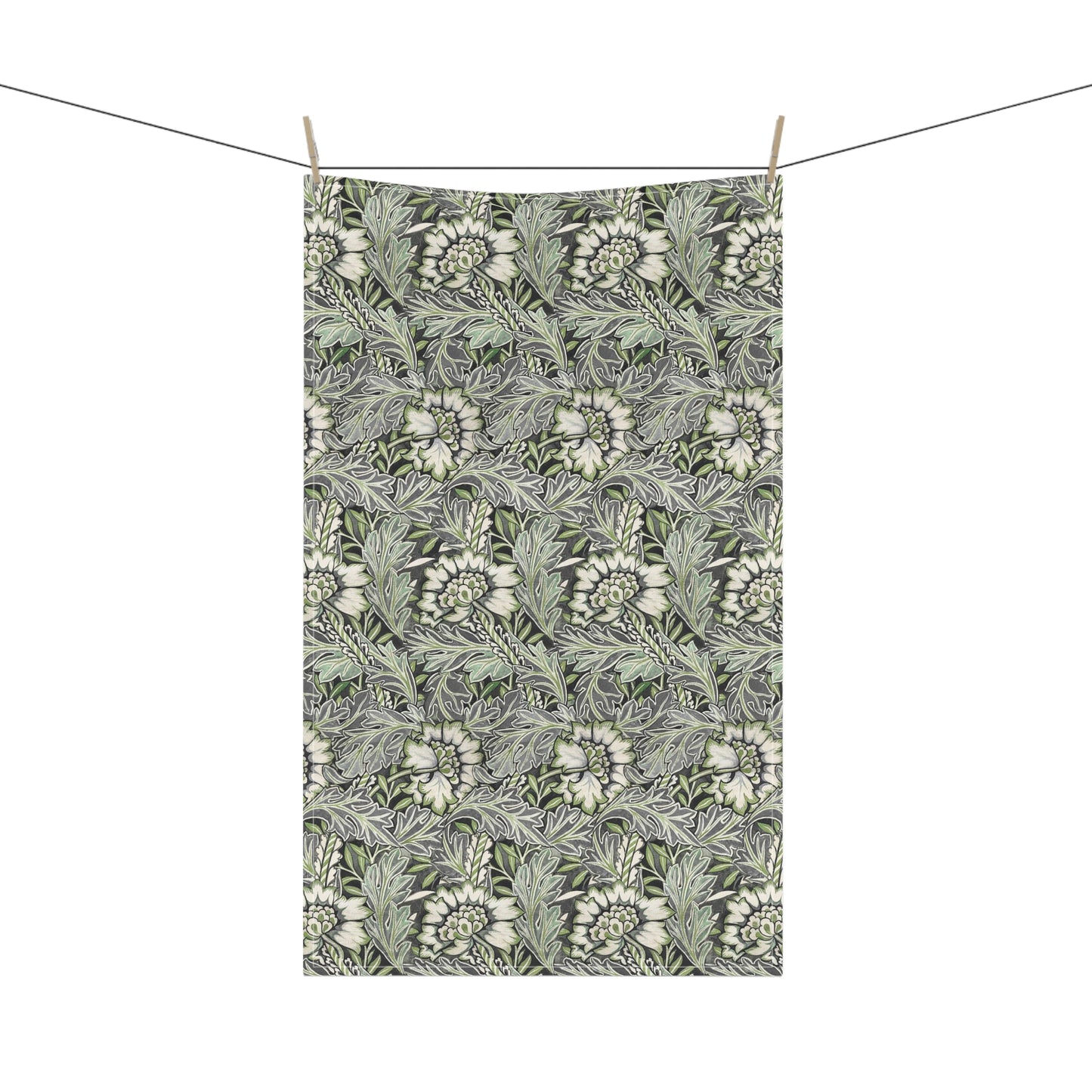 Kitchen Tea Towel inspired by William Morris -