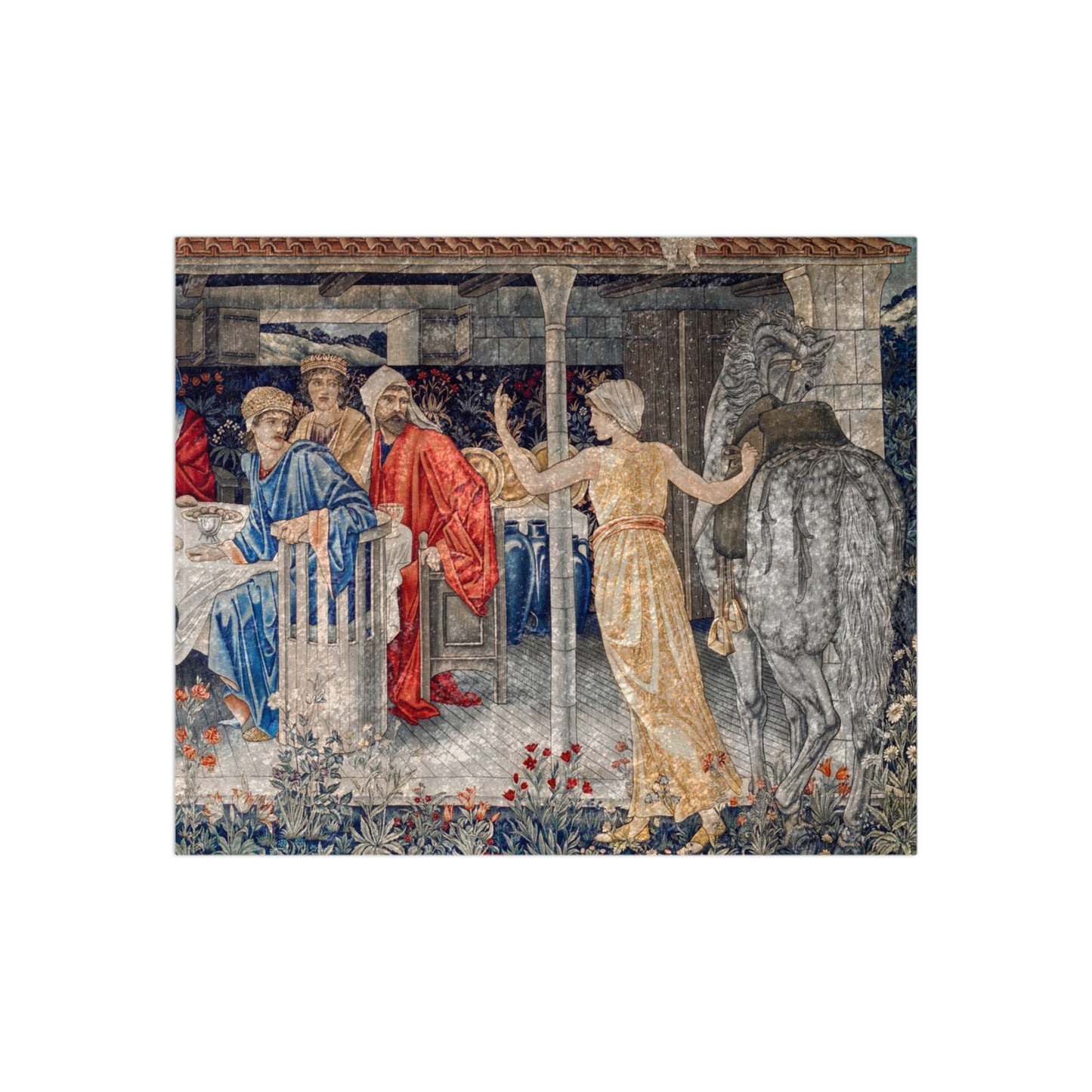 velvet-blanket-william-morris-holy-grail-collection-feast-2