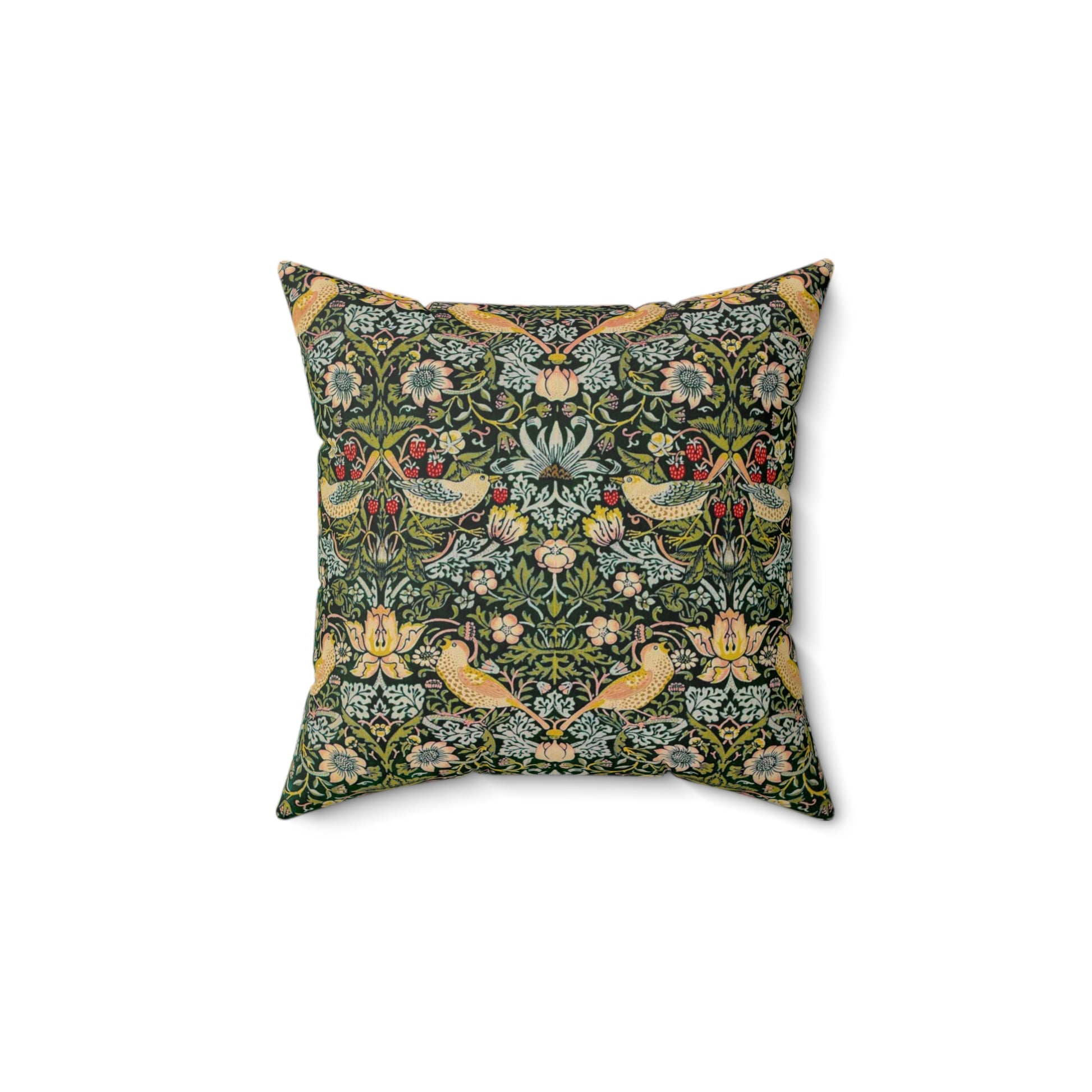 william-morris-co-faux-suede-cushion-strawberry-thief-collection-ebony-2