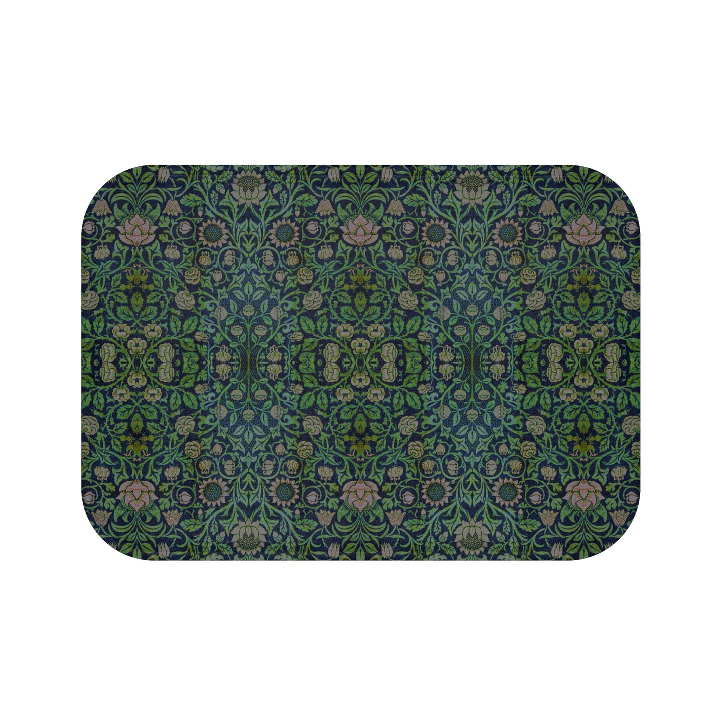 bath-mat-william-morris-violet-columbine-collection-green-1