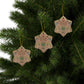 Ceramic Christmas Ornaments inspired by William Morris - Hyacinth Collection (Blossom) - Double Sided Print: 1pc, 3pcs, 5pcs, 10pcs