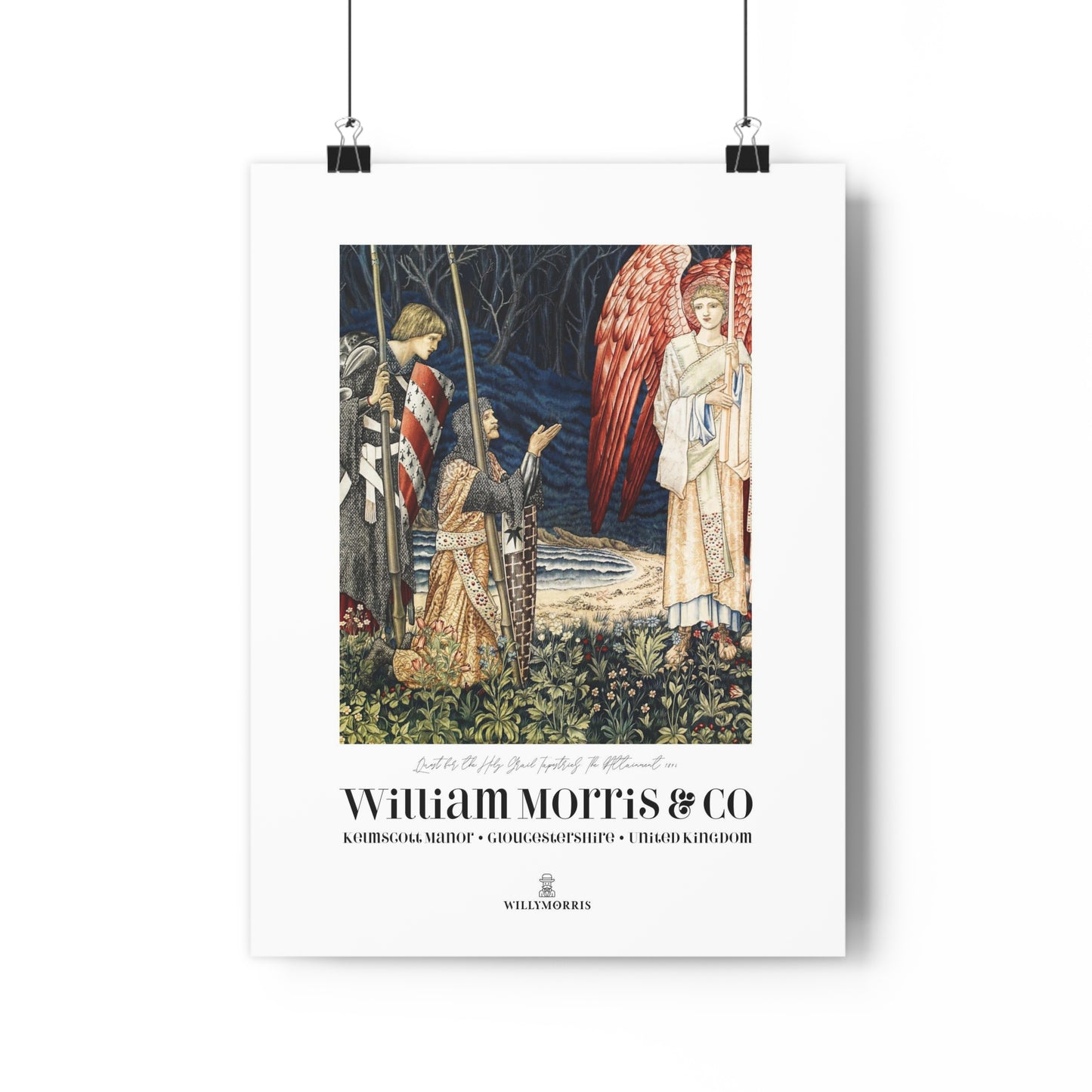 Giclée Art Print inspired by William Morris - Quest for the Holy Grail Collection (Offering)