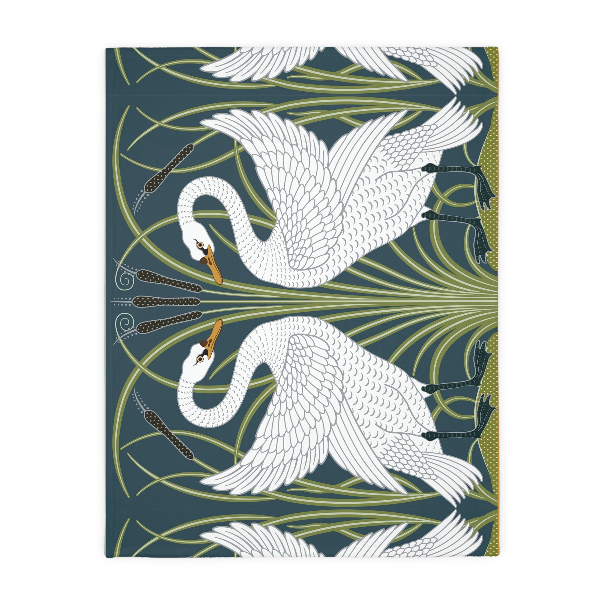 minky-blanket-william-morris-two-sided-print-swans-collection-3