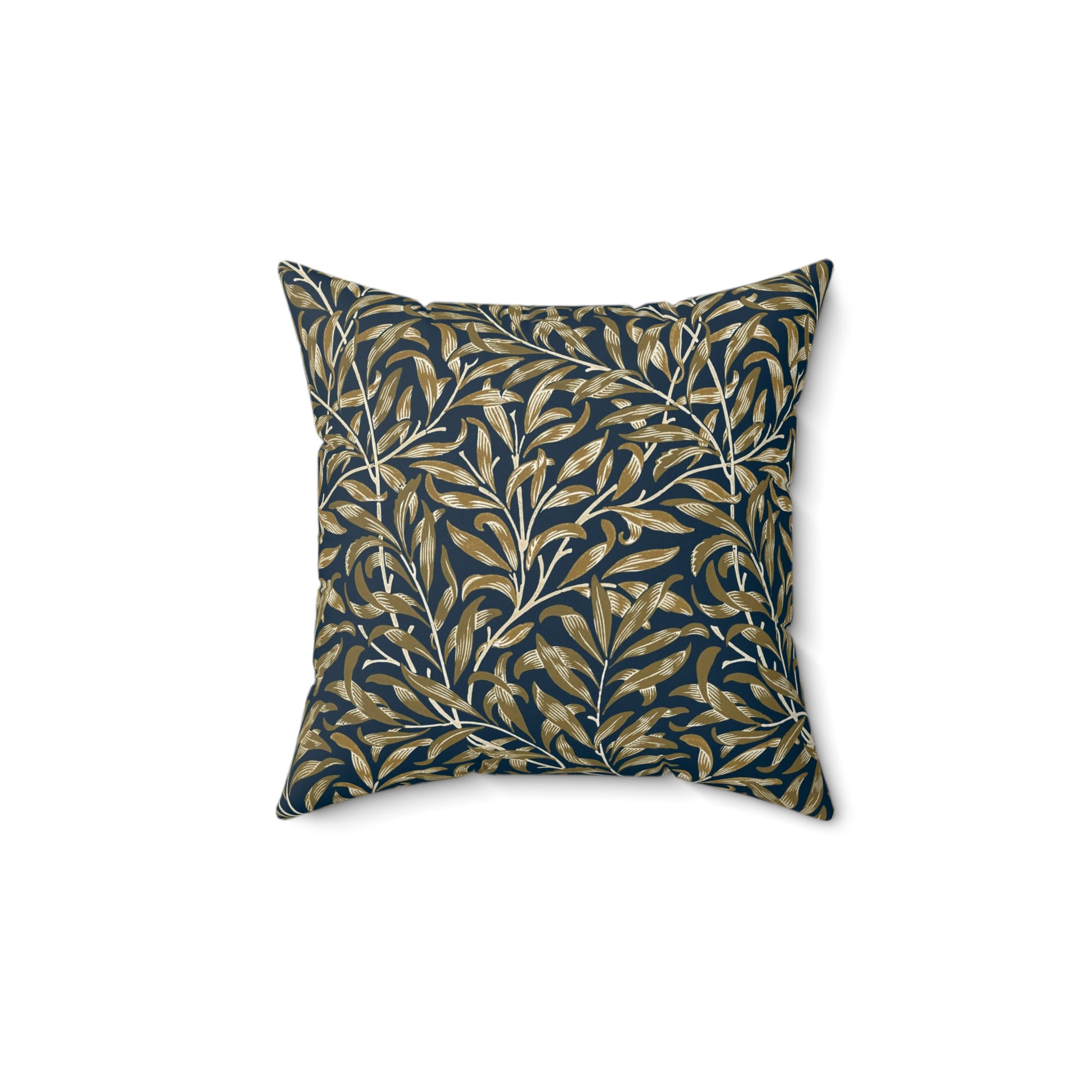 william-morris-co-faux-suede-cushion-willow-bough-collection-black-2