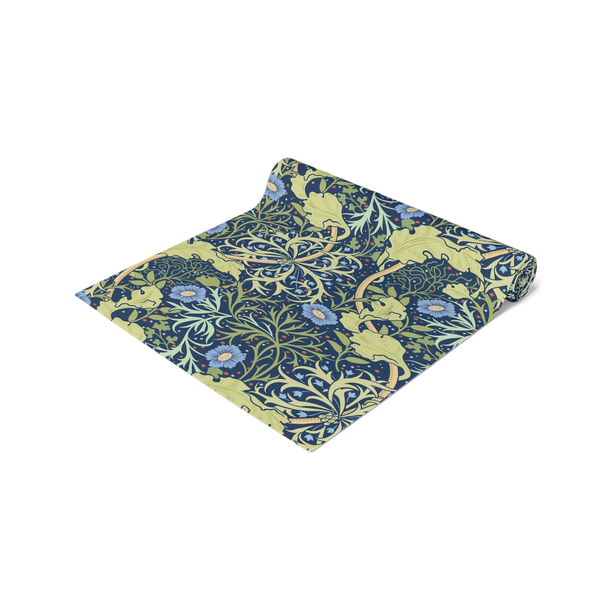 william-morris-co-table-runner-seaweed-collection-blue-flower-19