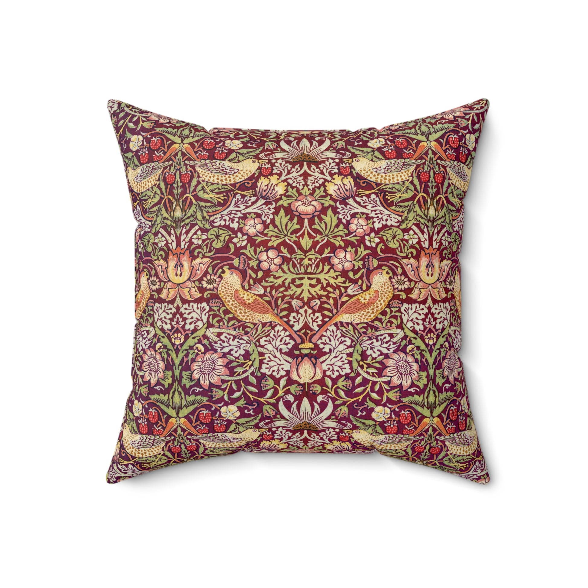 william-morris-co-faux-suede-cushion-strawberry-thief-collection-crimson-8