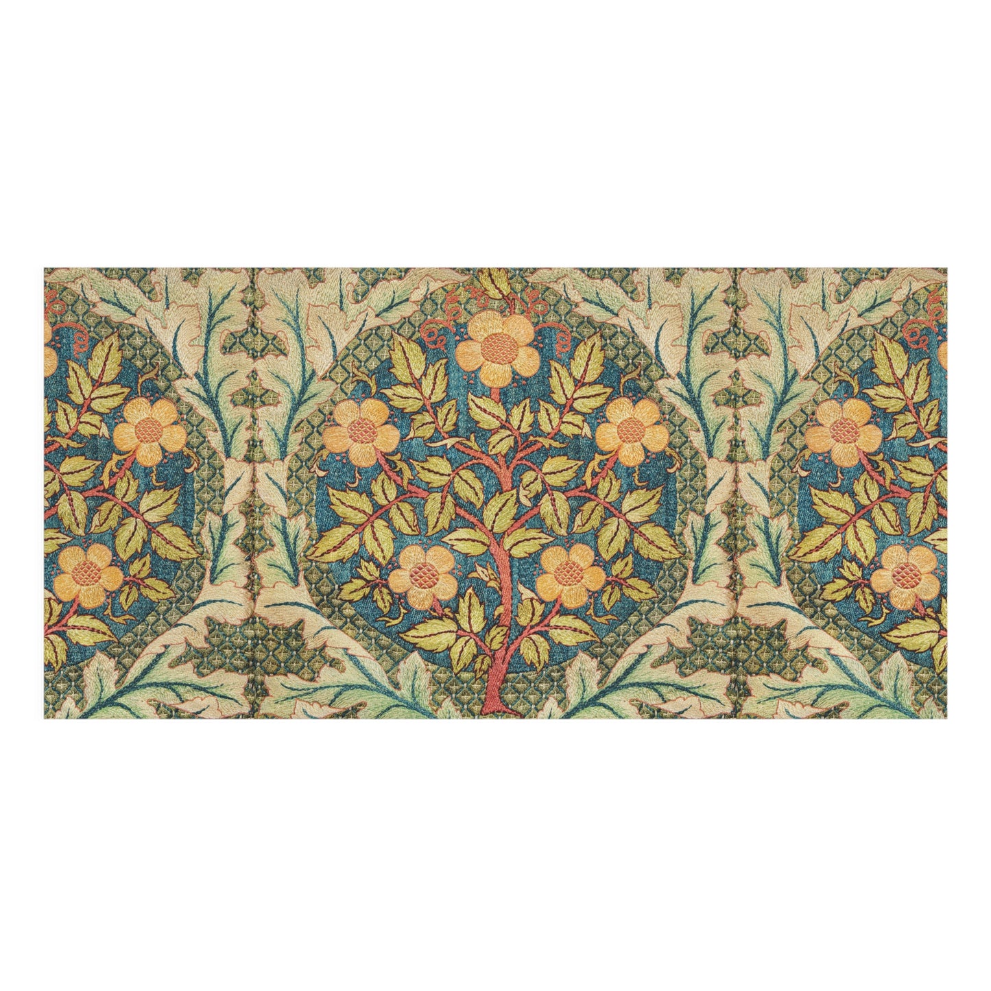 Bath Towel inspired by William Morris - Rose Wreath Collection