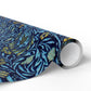 Christmas Wrapping Paper inspired by William Morris - Bluebird Collection