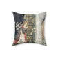 Faux Suede Cushion inspired by William Morris -