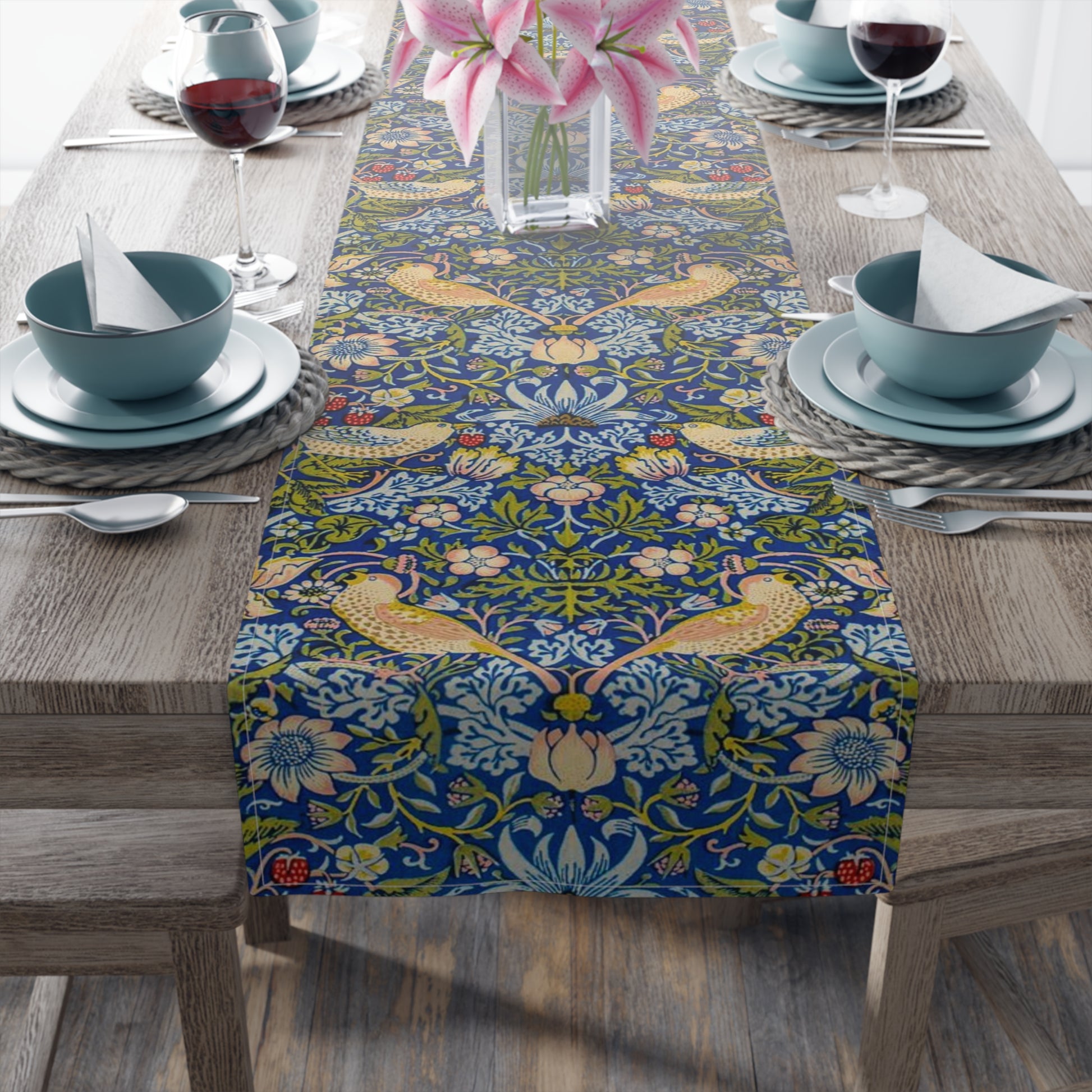 william-morris-co-table-runner-strawberry-thief-collection-indigo-3
