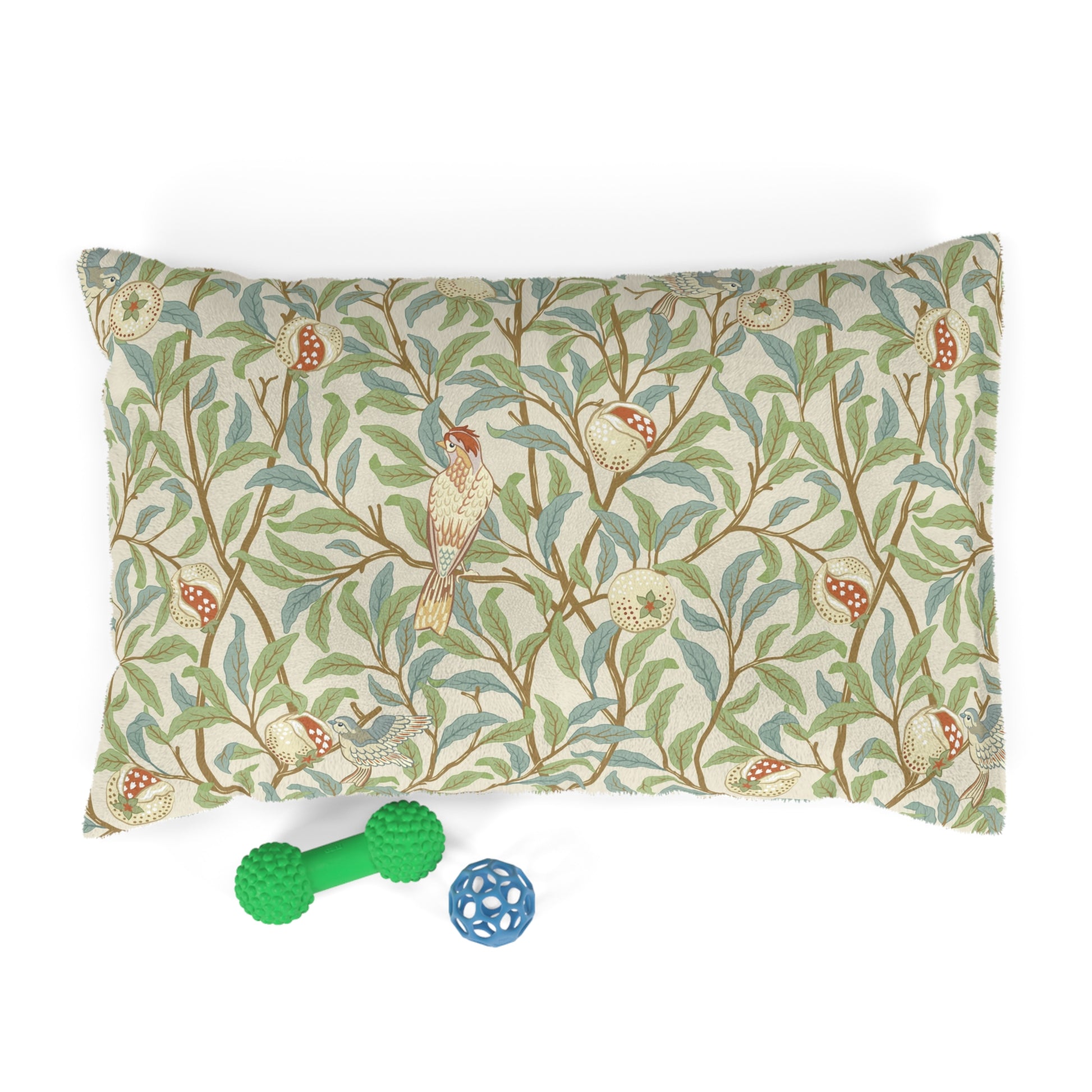 william-morris-co-pet-bed-bird-and-pomegranate-collection-parchment-3