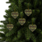 Ceramic Christmas Ornaments inspired by William Morris - Tulip & Rose Collection - Double Sided Print: 1pc, 3pcs, 5pcs, 10pcs