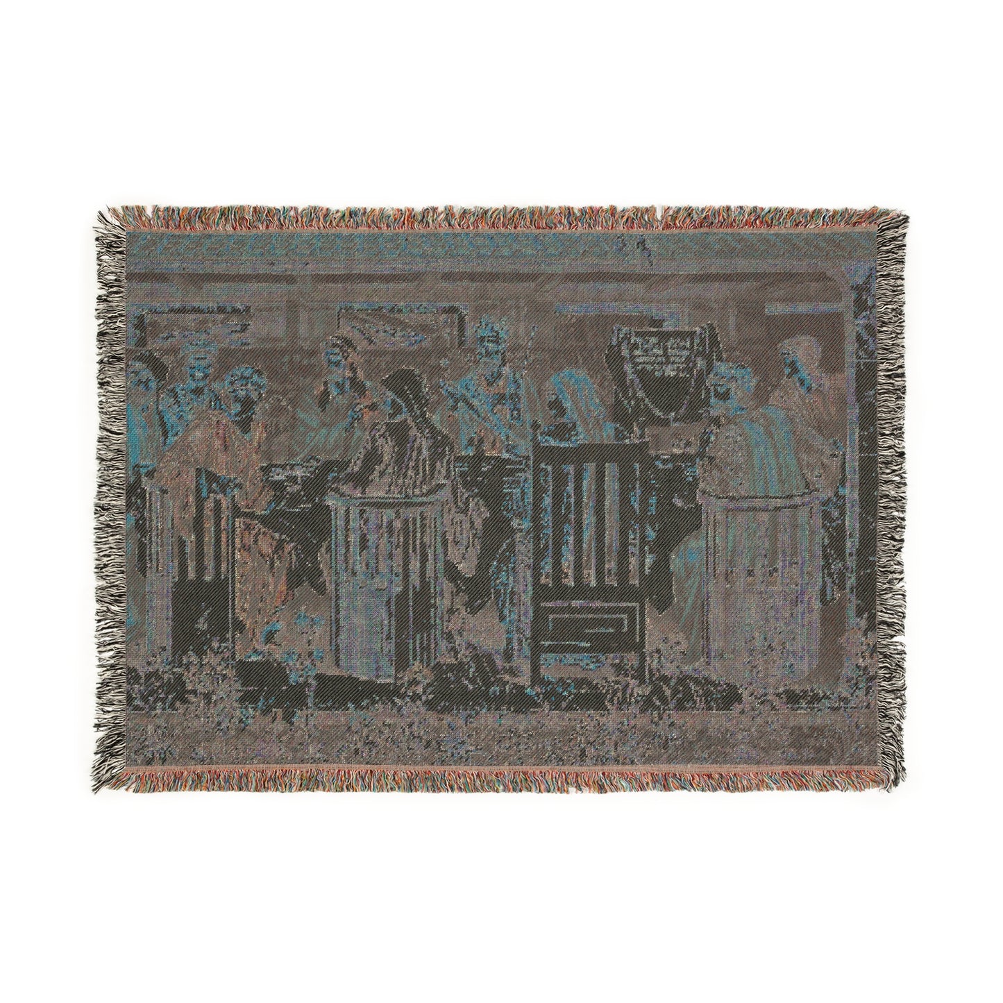 Vintage Woven Blanket - Tapestry Art for Cozy Living Spaces