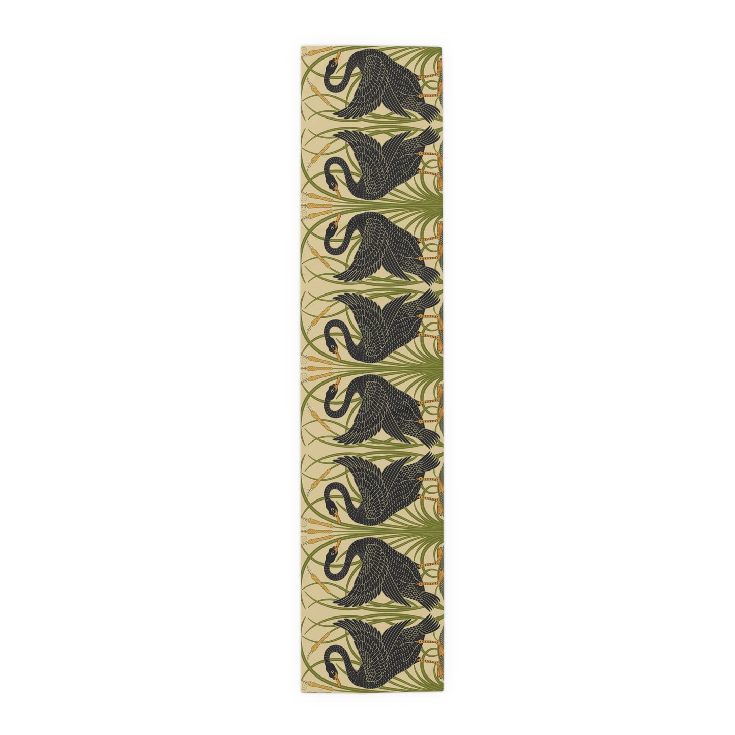 table-runner-inspired-by-william-morris-black-swan-cygnus-aatratus-3