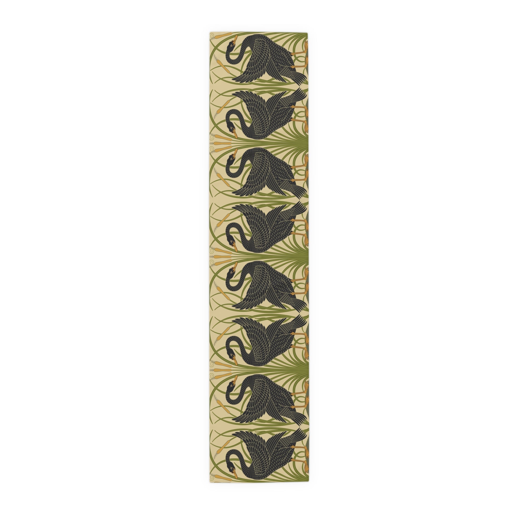 table-runner-inspired-by-william-morris-black-swan-cygnus-aatratus-3