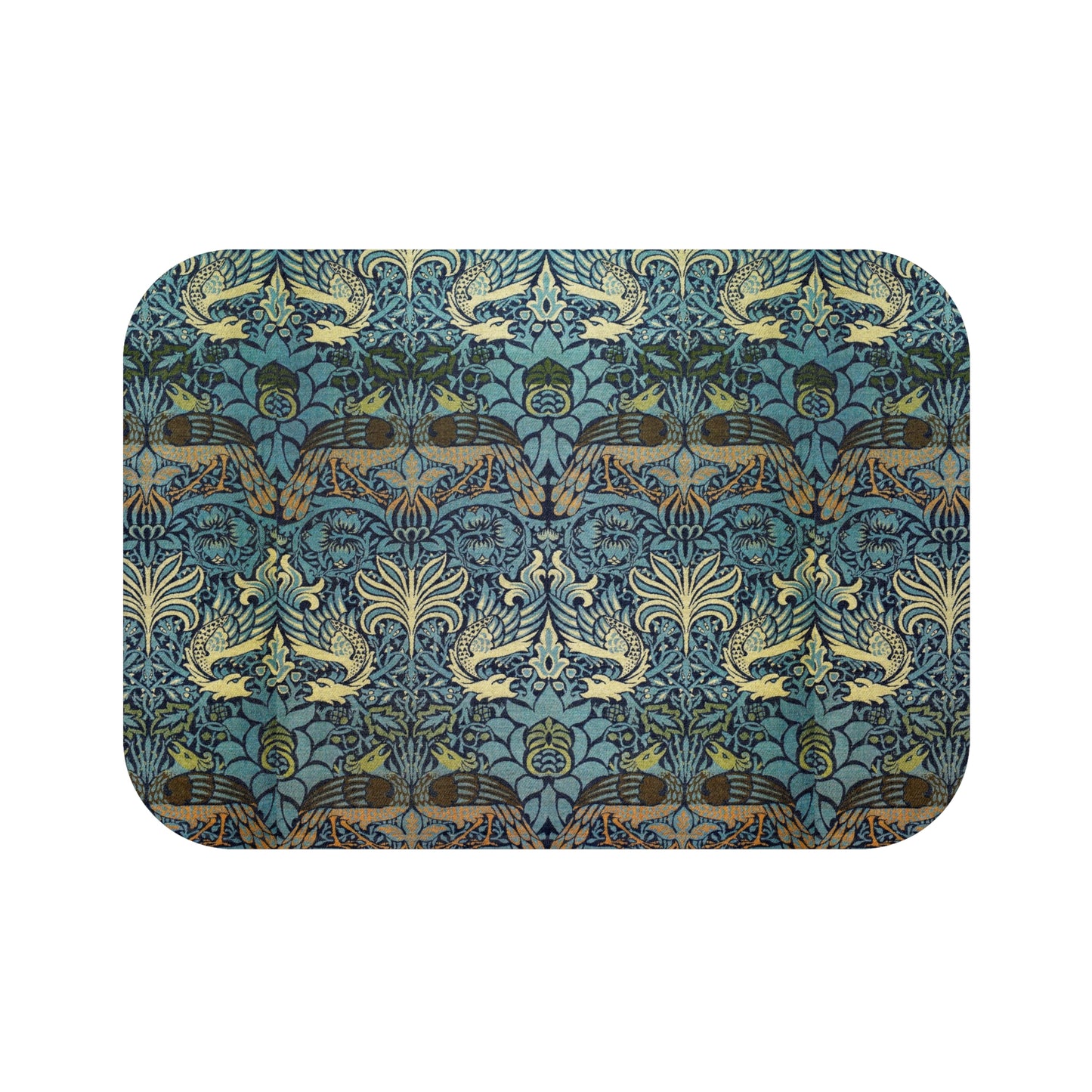  bath-mat-william-morris-peacock-dragon-collection-1