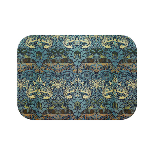  bath-mat-william-morris-peacock-dragon-collection-1