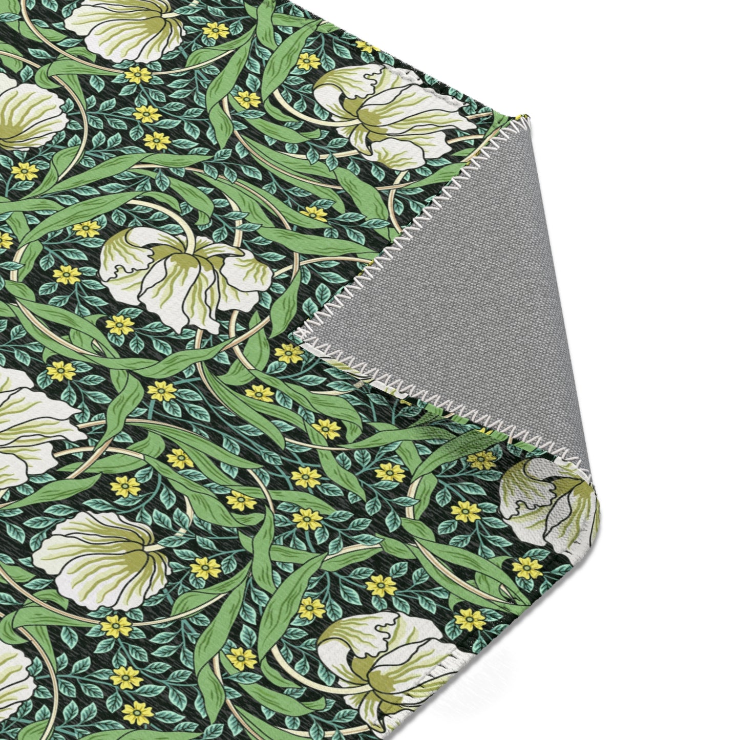 Area Rugs inspired by William Morris - Pimpernel Collection (Green)