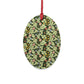 Wooden Christmas Ornaments inspired by William Morris -