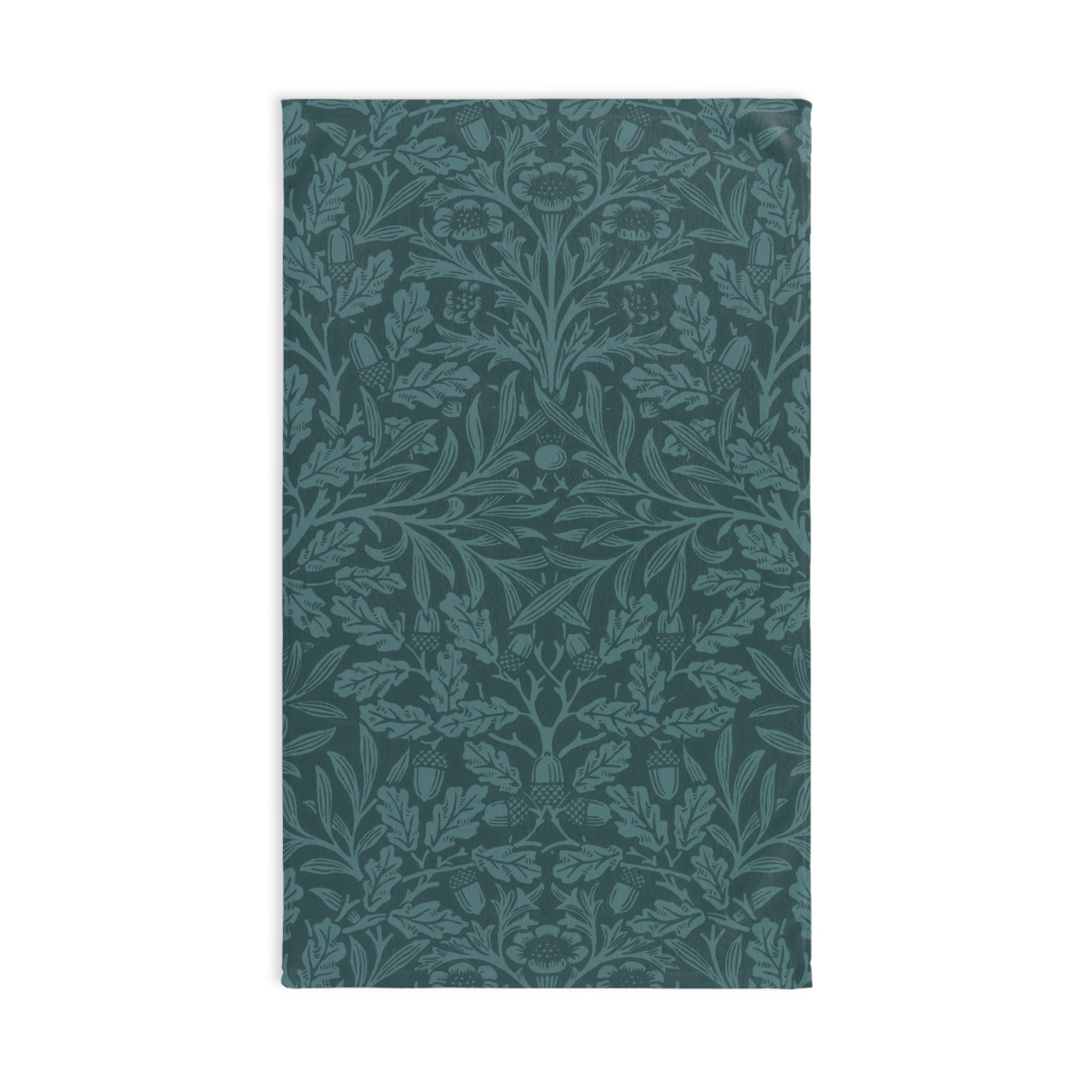 bathroom-hand-towel-william-morris-acorns-oak-leaves-teal-3