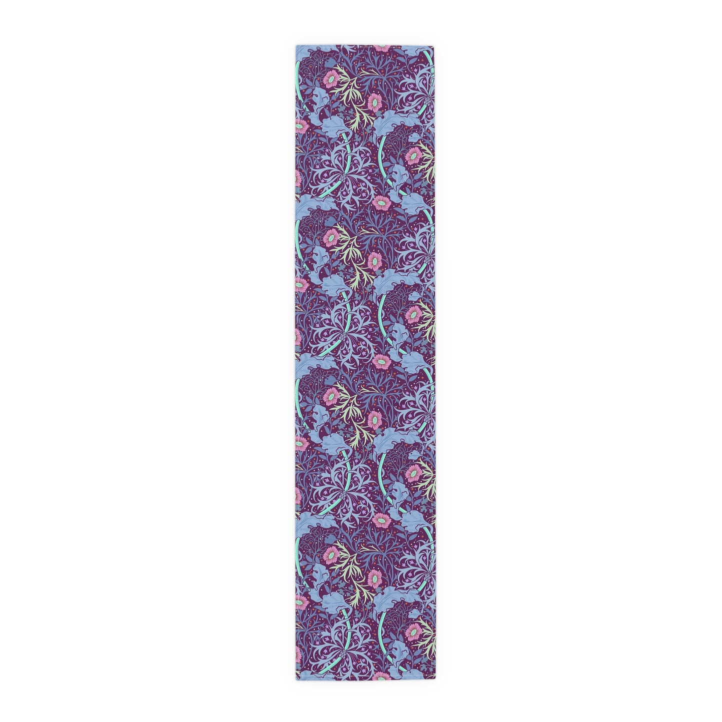 william-morris-co-table-runner-seaweed-collection-pink-flower-10