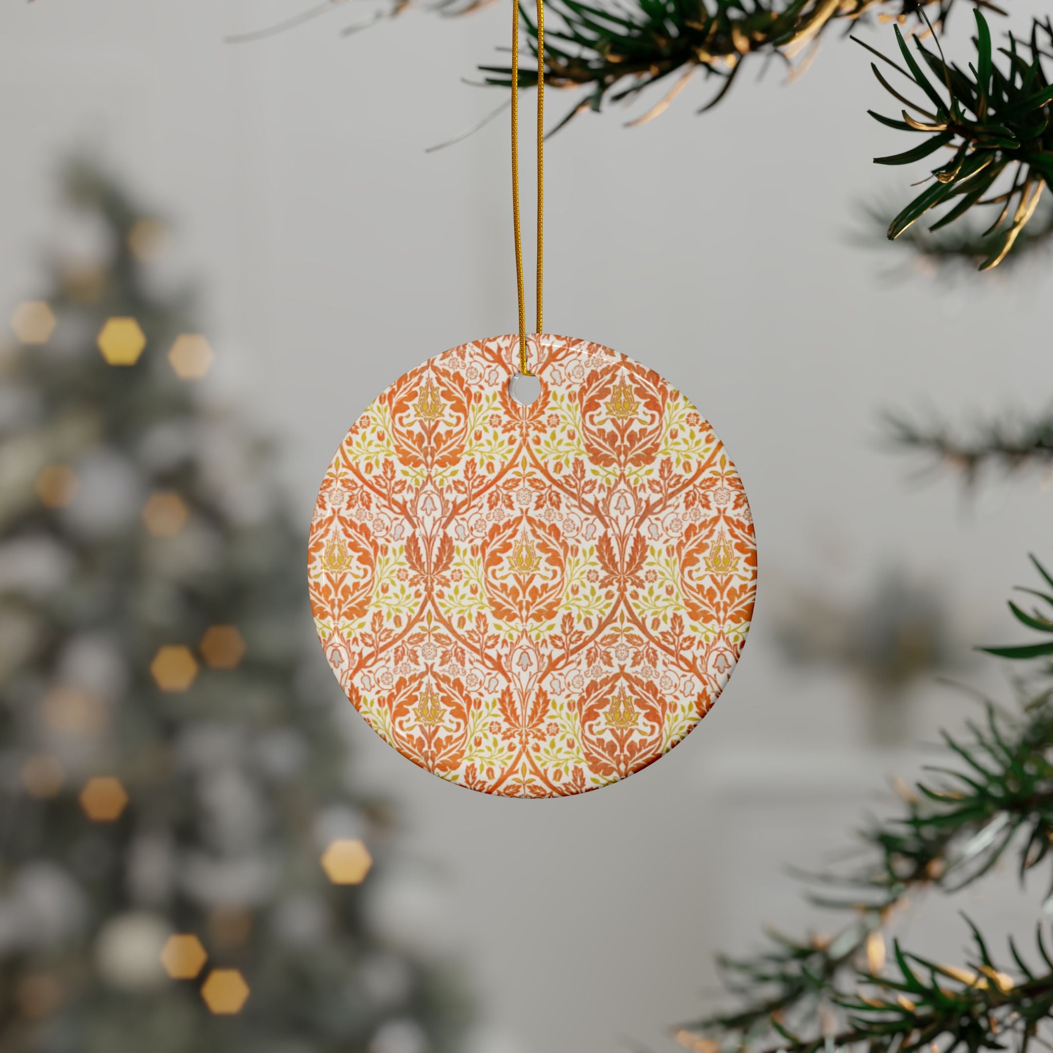 The World of Ornament　William Morris Ceramic Christmas Ornaments William Morris - Golden Bough – Willy