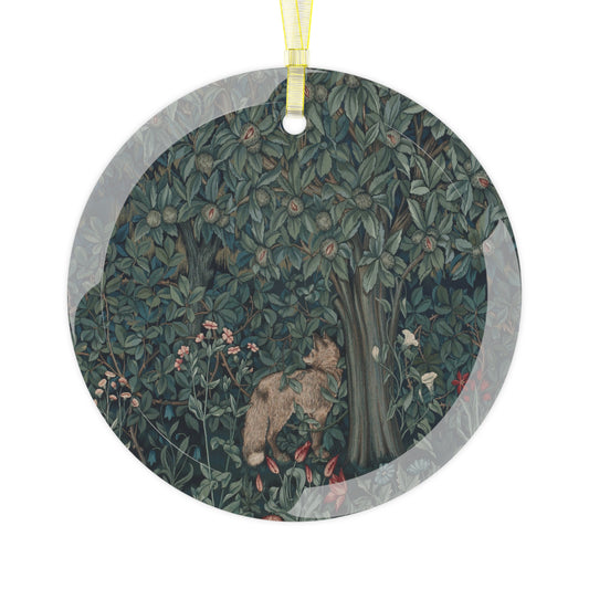 william-morris-co-christmas-heirloom-glass-ornament-green-forest-collection-fox-2