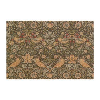 william-morris-co-coconut-coir-doormat-strawberry-thief-collection-ebony-1